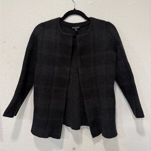 Eileen Fisher 100% Merino Wool Open Front Jacket Cardigan – Size M